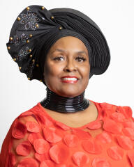 HRH Queen Ameenata Koita, Fulbe Nation of Ashanti. Image courtesy of the Office of Her Royal Highness Queen Ameenata Koita 